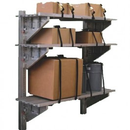 Quick-Adjust Tie Down Shelving